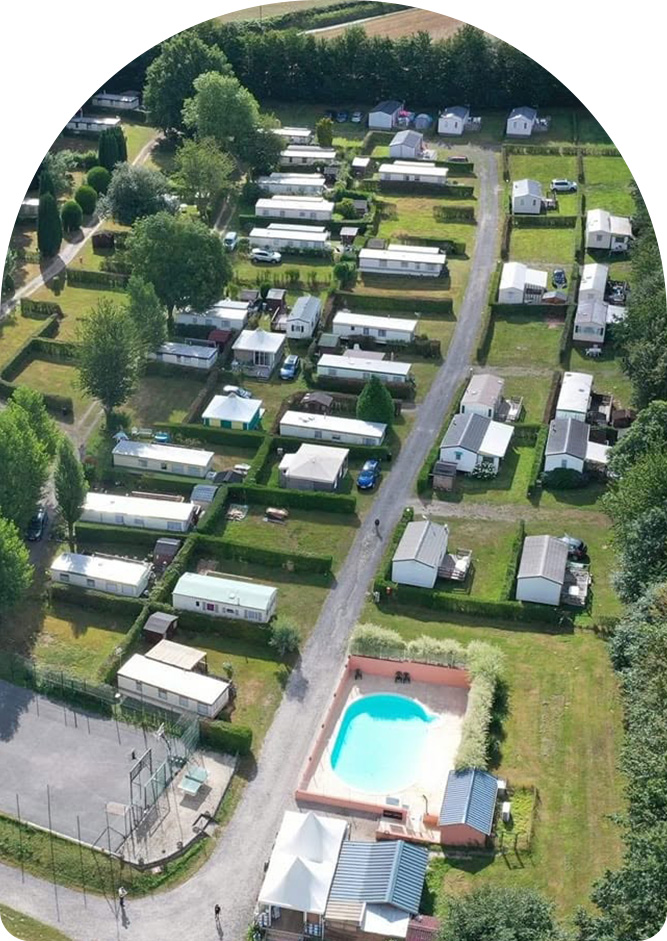 camping vue aérienne